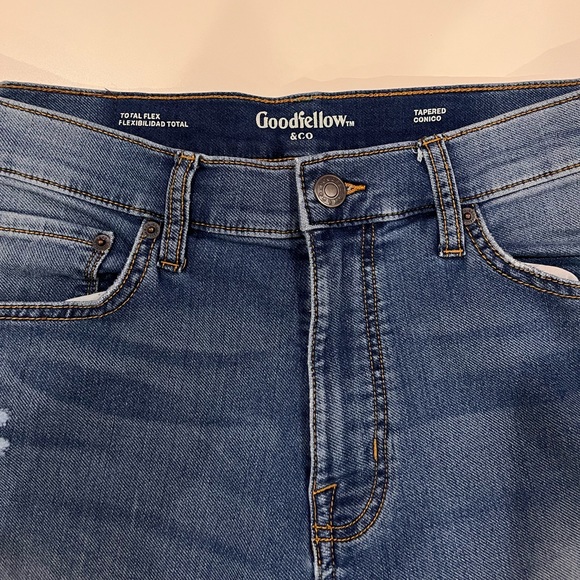 Distressed Patchwork Denim - Picture 5 of 7